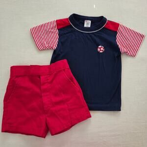 Vintage Soccer Shirt/Shorts Bundle 3t/4t